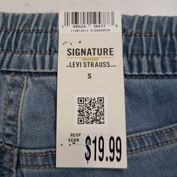 NWT Boys Signature Levi's GOLD Pull-On Shorts Sz S - Picture 5 of 6